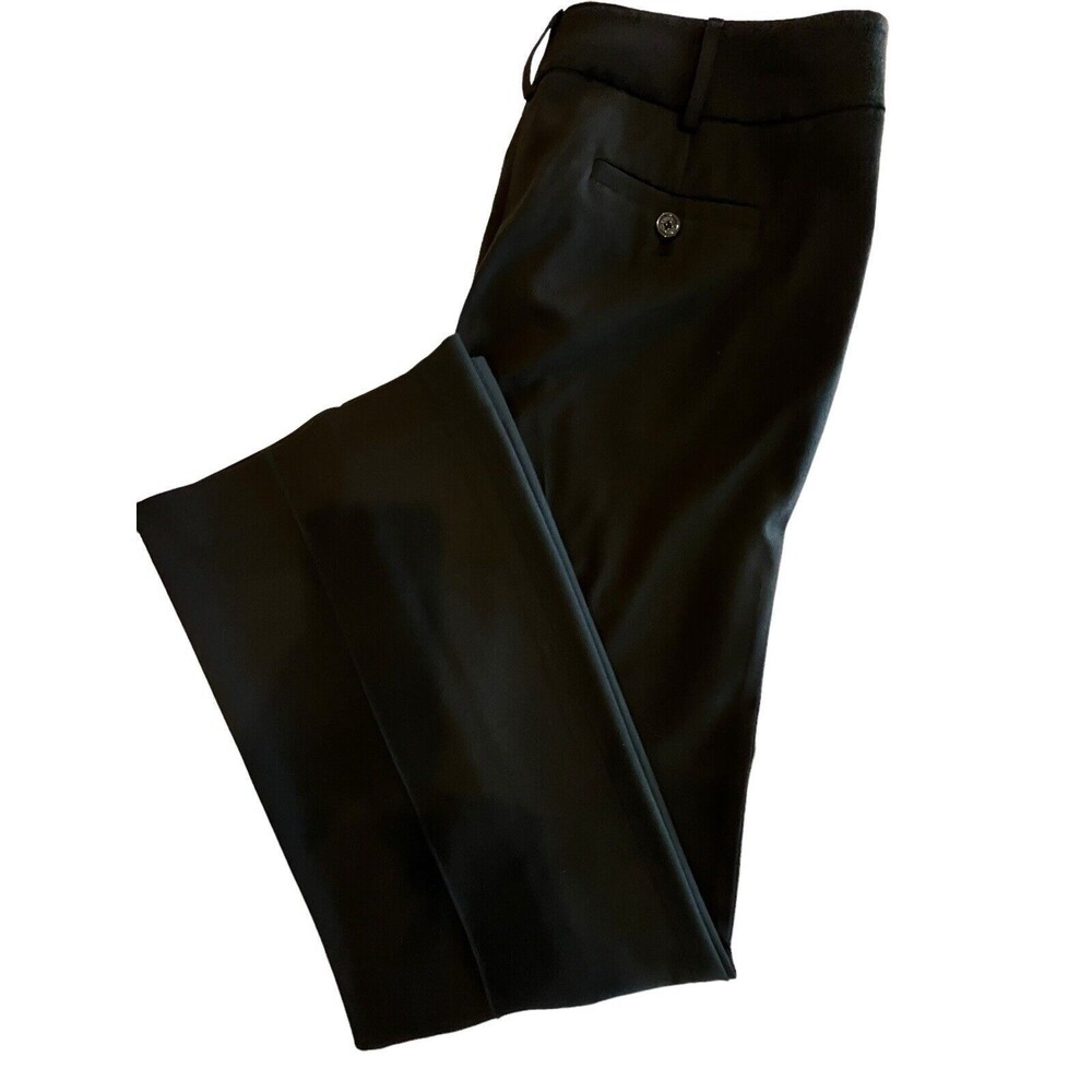 Michael Kors Pants Black Womens Size 8 Grammercy Fit Polyester Blend Stretch - Picture 5 of 10